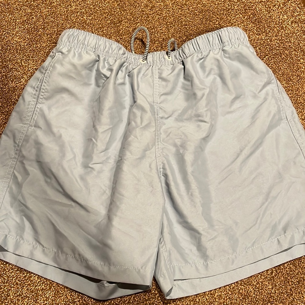 Boardies swim trunks no liner size L cute light blue